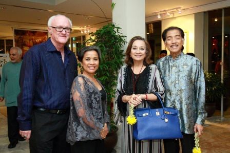 High Commissioner Miles Kupa and his wife Ms Zuly Chudori, together with YAM Tunku Dara Tunku Tan Sri Naquiah Almarhum Tuanku Ja’afar and her husband, YM Tunku Datuk Mudzaffar Tunku Mustapha.
